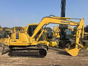 Excavatrice Komatsu PC60-7 d'occasion, mini chenille, avec un poids opérationnel de 20 tonnes, moteur, pompe, composants principaux à vendre - Product Image 3