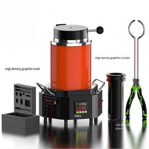 Fourneau de fusion électrique à induction pour l'or, l'argent et le cuivre, avec creuset en graphite, kit de four de fusion pour l'or - Product Image 5