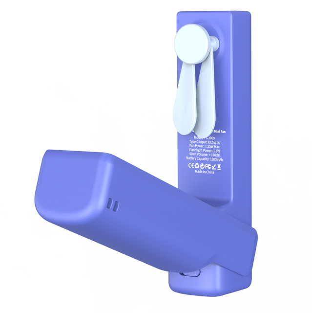 Wholesale Price Handheld Fan USB C Input Rechargeable Lithium Ion 18650 Portable Mini Fan With Power Bank