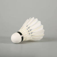 Volant de badminton hybride en plumes d'oie, classe B, léger, haute élasticité, durable, professionnel, niveau tournoi, OEM/ODM