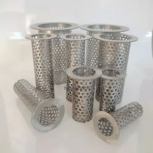 Hot Sale Cylinder Perforated Filter Tube High Quality SS304 316 430 904L Stainless Steel Customized Provided