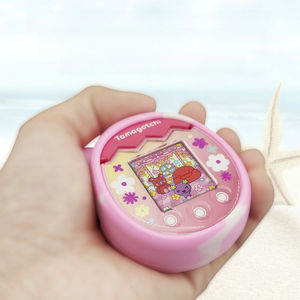 Housse de protection en silicone adaptée à la machine électronique <span class=keywords><strong>Tamagotchi</strong></span> Pix, machine noire et blanche - Product Image 3