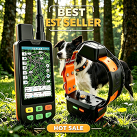 Traceur GPS tactique premium Eseek pour chiens de chasse : équipé d'un baliseur LED visible la nuit de 200 lumens
