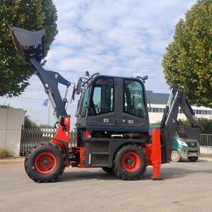 מעמיס גלגלים קומפקטי זול למכירה, מחפרון דו-תכליתי, מחיר יצרן ציוד כבד - Product Image 6