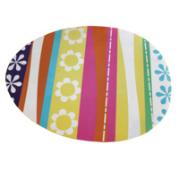 Set de table rond personnalisé en PP avec impression UV, résistant à la chaleur, écologique, de qualité alimentaire, pour restaurant et maison