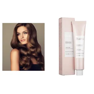 Professionele Permanente Haarkleur Crème Kleurstof Met Peroxide Crème Haarkleur Voor Elk Type 100Ml