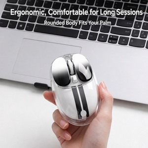 Ratón Inalámbrico M60 Silent Click con Carga Rápida Tipo C y Batería de Larga Duración para <span class=keywords><strong>MacBook</strong></span>, iPad, <span class=keywords><strong>iPhone</strong></span> y PC - Product Image 3