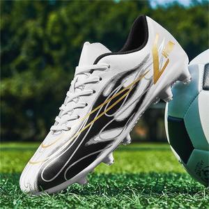 Nouveau antidérapant semelle en caoutchouc hommes fond <span class=keywords><strong>plat</strong></span> adulte herbe ongles chaussures jeunesse formation Football chaussures - Product Image 3