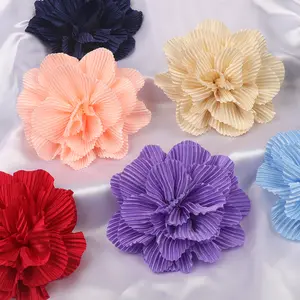 12cm large flower camellia handmade flower fabric flower clothing accessories diy jewelry accessories