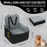 Nouveau stock – Nid en peluche de luxe pour animaux de compagnie, coussin de siège de voiture, design concave antidérapant et sûr, lit pour chien et chat, solide, toutes saisons