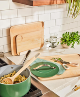 Vente en gros Nouveau style de planche à découper en bois et caoutchouc double face pour ustensiles de cuisine Blocs à découper pour la maison