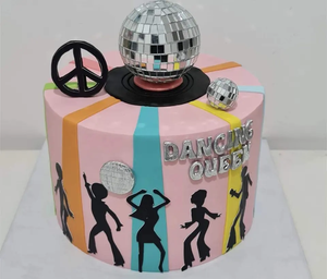 5 Piezas de Decoración para Pastel de Bola de Discoteca, Adornos de Bola de Discoteca, Artículos para Fiesta de Saturday Night Fever, Artículos para Fiesta de Baile de Bola de Discoteca, Artículos para Fiesta de Cumpleaños - Product Image 2