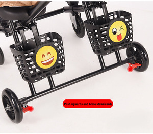 JXB 360 Más Vendido °   Carrito Doble Universal para Bebés con Ruedas Delanteras y Estructura Resistente de Acero al Carbono - Product Image 6