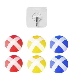 Jeu de fléchettes pliable en plastique sur le thème de l'Halloween, 73,5 cm, avec balles collantes autocollantes, 6 couleurs, sans fléchettes tranchantes, pour 5 à 7 joueurs - Product Image 4