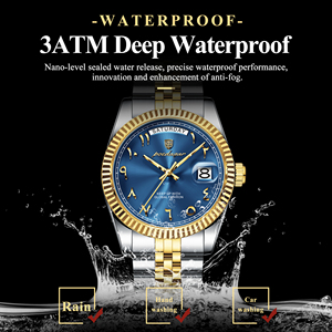 Montre de luxe pour homme Poedagar 845, montre de dressage pour affaires, acier inoxydable, étanche, quartz, <span class=keywords><strong>cadran</strong></span> à chiffres arabes, directement de l'usine - Product Image 5