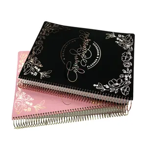 A4 a5 a6 logo personalizzato plain note book stampa personalizzata biancheria rigida diario taccuino