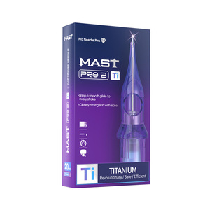 Caja de 20 Cartuchos de Agujas para Tatuaje Mast Pro2 Ti Series PMU <span class=keywords><strong>1RL</strong></span> para Máquina de Maquillaje Permanente - Product Image 1