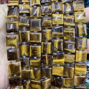 10mm Großhandel Naturstein Achat Kristall geformtes Quadrat Mit Rillen Quadratische Lose Perlen für Schmuck DIY Zubehör - Product Image 6