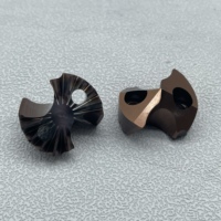 Foret à couronne en carbure indexable CNC haute vitesse, poli, pour perçage de métaux haute dureté