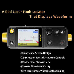 OFW FWV-100-V10 MINI OTDR Localizzatore di Guasti Ottici Tester per Cavi in Fibra 20KM 1550nm Modulo Singolo con Localizzatore Visivo di Guasti 10MW VFL - Product Image 2