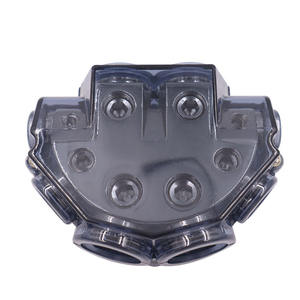 Blocco di distribuzione di potenza a 6 vie 0 Gauge in <span class=keywords><strong>2</strong></span> 4 8 Gauge Out blocco di distribuzione di potenza Splitter per auto Audio Amp - Product Image 2