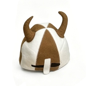 Cappello da <span class=keywords><strong>sauna</strong></span> termico in feltro di lana vichingo personalizzato, morbido e riutilizzabile per uomo e donna, accessori per il bagno finlandese - Product Image 3