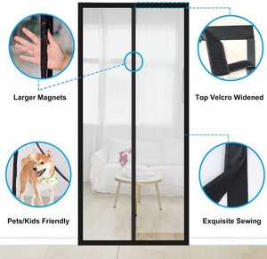 <span class=keywords><strong>Rideau</strong></span> de <span class=keywords><strong>porte</strong></span> thermique isolé d'hiver en maille magnétique EVA de qualité supérieure - Product Image 2