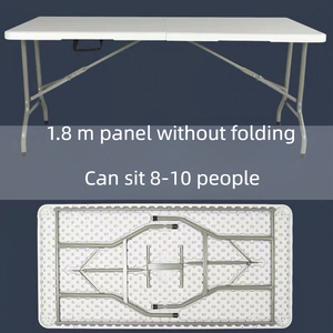 <span class=keywords><strong>Table</strong></span> <span class=keywords><strong>et</strong></span> <span class=keywords><strong>chaise</strong></span> <span class=keywords><strong>pliante</strong></span> en plastique avec pieds pliants en métal Mobilier d'extérieur de plage en plastique bon marché en gros - Product Image 4