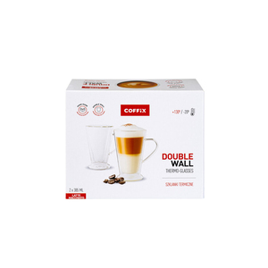 Verres thermiques à double paroi avec poignée, lot de 2, 385 ml, tasses à café isolées résistantes à la chaleur, mugs en verre transparent, vaisselle réutilisable - Product Image 3