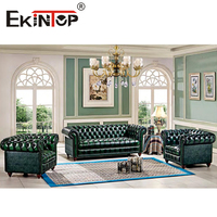 Ekintop europäische Sofa garnitur Möbel Luxus Sofas Wohnzimmer Set Sofas