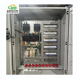 LBN panel papan distribusi 3 fase voltase rendah 220v ATS kabinet panel kontrol listrik konversi otomatis daya ganda