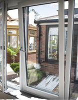 Ventanas Corredizas Modernas de Aleación de Aluminio con Persianas, Insonorizadas, con Certificación Energy Star, Apertura Horizontal, con Malla de Fibra de Vidrio
