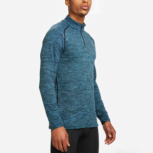 Sweat-shirt en gros : Zip quart de col personnalisé en polyester recyclé pour les marques de golf américaines, logo, faible MOQ, tailles S-XL - Product Image 1