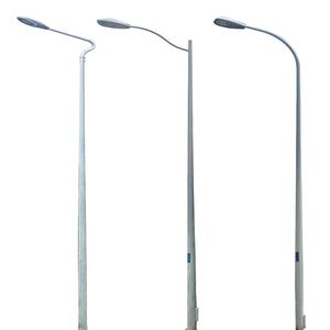 Pali della luce del poligono del parcheggio della posta della lampada d'acciaio galvanizzata usati - Product Image 1