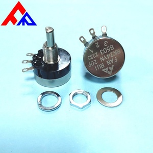 RV24 B10k Rotary Single-turn Carbon Precision Trimmer Potentiometer 30000 Cycle Life 0.5W - Product Image 2