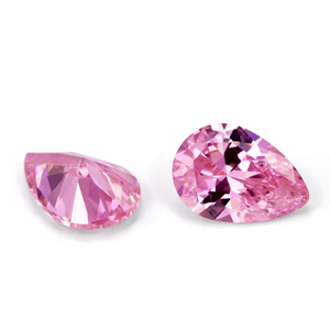 Trung Quốc nhà máy bán buôn 5A Lê cắt lê hình dạng ánh sáng màu hồng tổng hợp đá quý CZ Đá quý nhân tạo đá quý Cubic Zirconia - Product Image 2