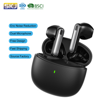 Casque d'écoute Bluetooth, écouteurs à réduction de bruit, TWS, écouteurs sans fil à double micro, écouteurs intra-auriculaires, écouteurs Hifi