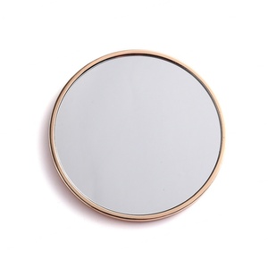 Espejo de Maquillaje de Bolsillo Redondo con Estampado de Leopardo, de Una Sola Cara - Product Image 4