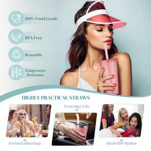 Pajitas Antiarrugas Reutilizables para Prevenir Arrugas en los Labios, Compatibles con Vasos Stanley de 40 oz y 30 oz, Perfectas para Rellenar Labios - Product Image 4