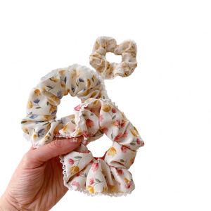 Chouchous pour cheveux unisexe en polyester et mousseline, surdimensionnés, anti-pointe, avec fermeture éclair, style européen et américain, pour filles - Product Image 1