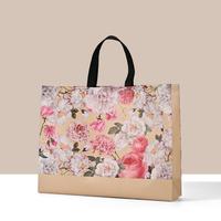 Sac de shopping réutilisable et écologique à la mode, sacs suspendus recyclés, tissus non tissés en PP, sac de magasin, cadeau, bolsa
