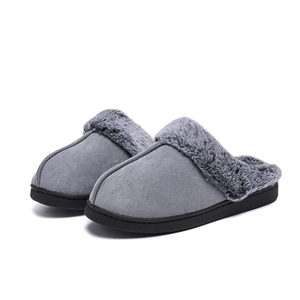 Dames Slipper Met Traagschuim Pluizig Zacht Warm Slip Op Huis Slippers Anti-Slip Gezellig Pluche Voor Binnen Buiten - Product Image 1