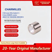 Pièces de machine de découpe à fil CHARMILLES EDM C102 Guide-fil inférieur 0,1~0,3 mm ROBOFIL Sewies 200431122 100430586 200432814 Chine 1kg