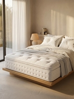 Matelas à ressorts ensachés compressé sous vide dans une boîte avec matelas en tissu matelassé en mousse pour la maison, l'hôtel, l'appartement
