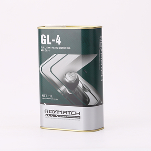 Lata Metálica Rectangular de 1L al por Mayor para Aceite de Motor, Impresión de Logotipo Personalizado, Impresión Offset en Lámina Metálica - Product Image 1