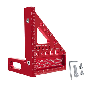 Neue Tragbare Messwerkzeuge 45/90 Grad Holzbearbeitungswerkzeuge Linienlineal 3D Multi-Winkel Messlineal - Product Image 1