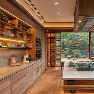 ตู้ติดผนังทนทานปรับแต่งได้สไตล์ยุโรปหรูหราทันสมัย - Product Image 1