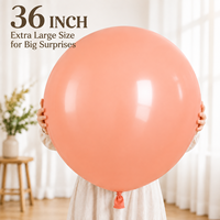 Ballons géants en latex de 36 pouces, couleur rétro, ballons de qualité supérieure, épais et durables, pour la décoration de fête, usine OEM ODM