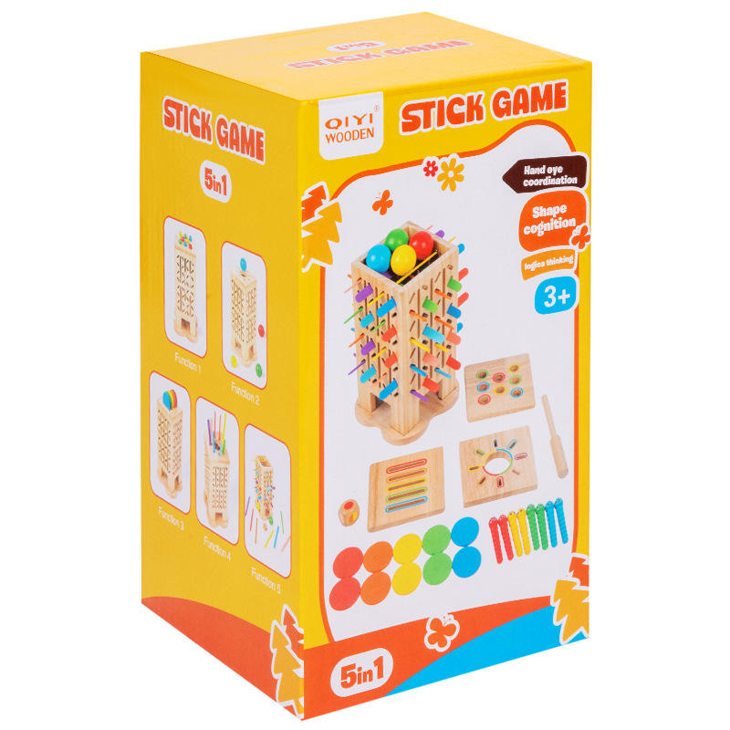 Five-in-one stick game