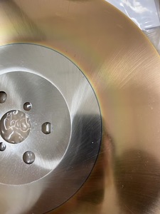 Hoja de sierra de corte de metal recubierta de titanio dorado, hoja de sierra de acero de alta velocidad para tubos de acero inoxidable - Product Image 2